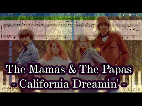 The Mamas & The Papas - California Dreamin' [Piano Tutorial | Sheets | MIDI] Synthesia