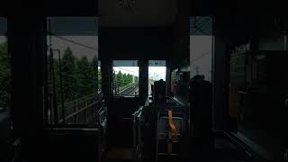 （手振れ注意・鉄道）三田線6500形6501F１番電車新高島平～西高島平前面展望