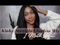Domiso Kinky Straight Glueless Wig 1 Month Update LoveMsLiz