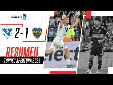 EL XENEIZE CAYÓ ANTE EL FORTÍN DE GUILLERMO CON UN DOBLETE EN 2 MINUTOS | Vélez 2-1 Boca | RESUMEN