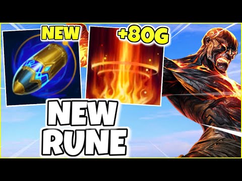 NEW RUNE GETS BRAND FULL BUILD BY 15 MINUTES?! (NEW KLEPTO 2.0 "FIRST STRIKE") - League of Legends