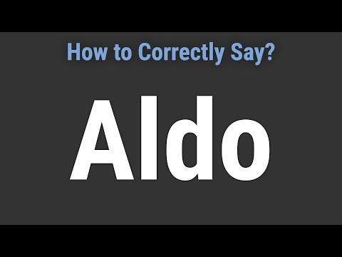 How to Pronounce Name Aldo (Correctly!)