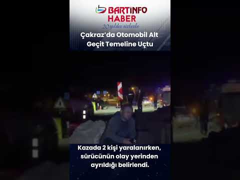 🚨 Amasra’da otomobil 5 metrelik çukura uçtu!
