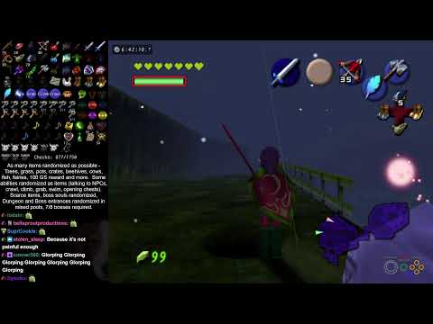 Ocarina of Time Randomizer with every possible item randomized