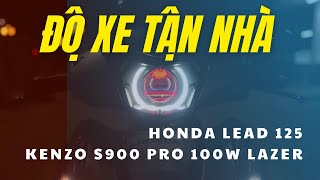 Lead 125 2023 Độ Bi Kenzo S900 Pro 100W Lazer Tại Kiên Lương T23Shop 0903.864.555