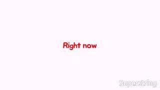 Jordin Sparks - Right Here Right Now (Lyrics) Video