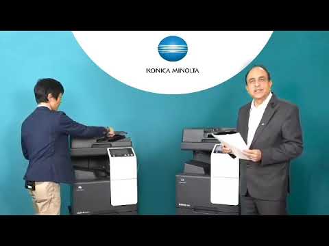 Konica Minolta Bizhub 367 with Original Cover Multifunction Printer