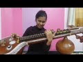 Mudhal Mudhalil Parthen Aahaa Veena Cover Deva Strings Of Spanthana Veena Instrumental