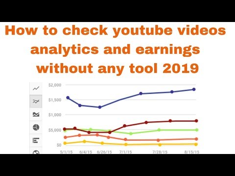How to check youtube videos analytics and earnings without any tool 2019