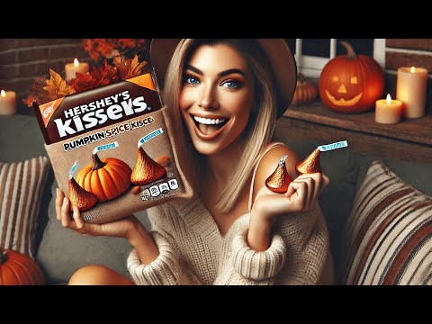 🍬 HERSHEY'S KISSES Milk Chocolate, Christmas Candy Party Pack | Best Pumpkin Spice Hershey Kisses 🎃