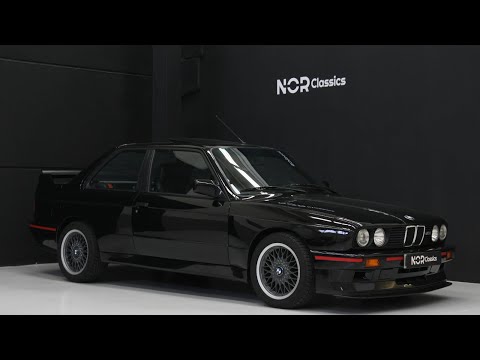 BMW E30 M3 SPORT EVOLUTION BLACK 1990 | Presentation | Engine Sound