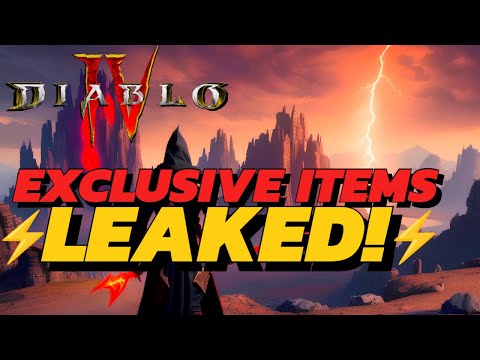 Diablo 4 - PROMO Items LEAKED | Blizzard's STRONGEST Class | +FIXES