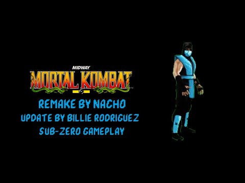 Mortal Kombat 1 Remake (YAMK1R) by Nacho UPDATE w/ MugenHook by Billie Rodriguez - Sub-Zero Gameplay
