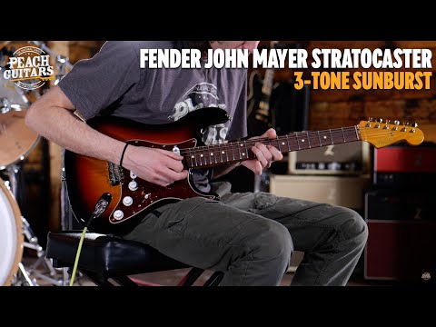 No Talking...Just Tones | Fender Artist Series | John Mayer Stratocaster - 3-Tone Sunburst - Used