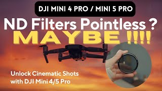 How to Use ND Filters on the DJI Mini 5 Pro and Mini 4 Pro A Complete Tutorial for Beginners