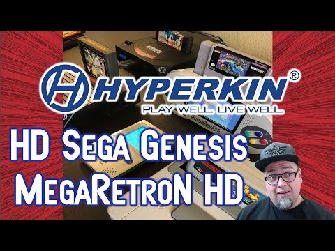 Hyperkin MegaRetroN HD HDMI Sega Genesis Clone Console & More News! CES 2018