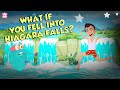What If You Fall Into Niagara Falls Niagara Waterfall The Dr Binocs Show Peekaboo Kidz