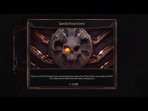 MK11 - Krypt Event (Sub-Zero & Johnny Cage KL Gear) Location!