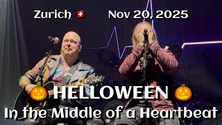 Helloween - In the Middle of a Heartbeat @THE HALL, Zurich, Switzerland 🇨🇭 Nov 20, 2025 LIVE HDR 4K