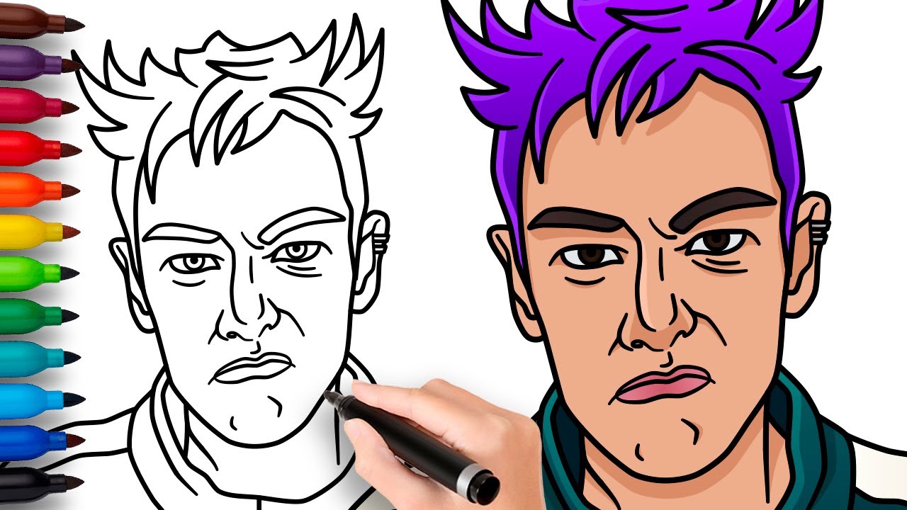 HOW TO DRAW THANOS (PLAYER 230) | Squid Game Season 2 - Easy Step by Step Drawing