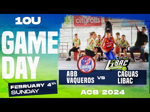 ABB Vaqueros vs Caguas Libac, ACB 2024, 10 años #basketball #basquetbol