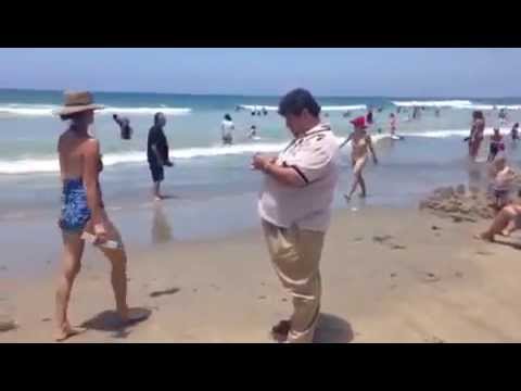 Mumtaz at Lahoya Beach - July 2014