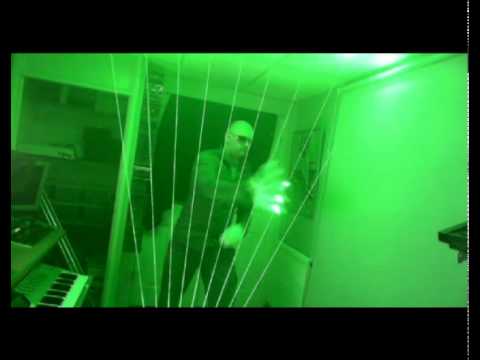 Prolight Laser Harp Controller__ Jean - Michel Jarre __Rendezvous 2 (Cover Version)