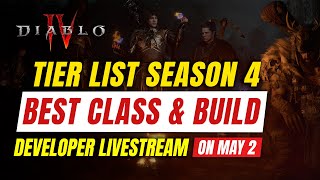 Diablo 4 Season 4 Best Class and Build Tier List