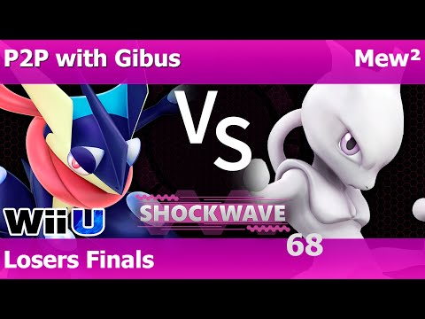 SW 68 Smash 4 - P2P with Gibus (Greninja) vs Mew² (Mewtwo) - Losers Finals