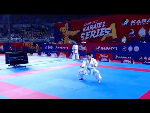 Oscar Garcia Cuadrado (ESP) Vs Howard Hung Ho Wai (HKG)-Male Kata Bronze Karate1 Cairo Series A 2022