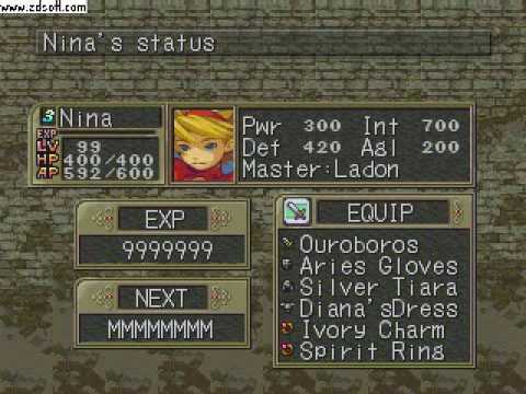 Breath of Fire 3 - My Final Powerful STATS !!