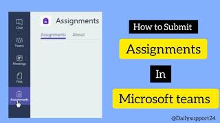 How to submit assignments in Microsoft teams #microsoftteams