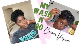 DEFINED WASH N GO USING CREAM | RUTH NANDA