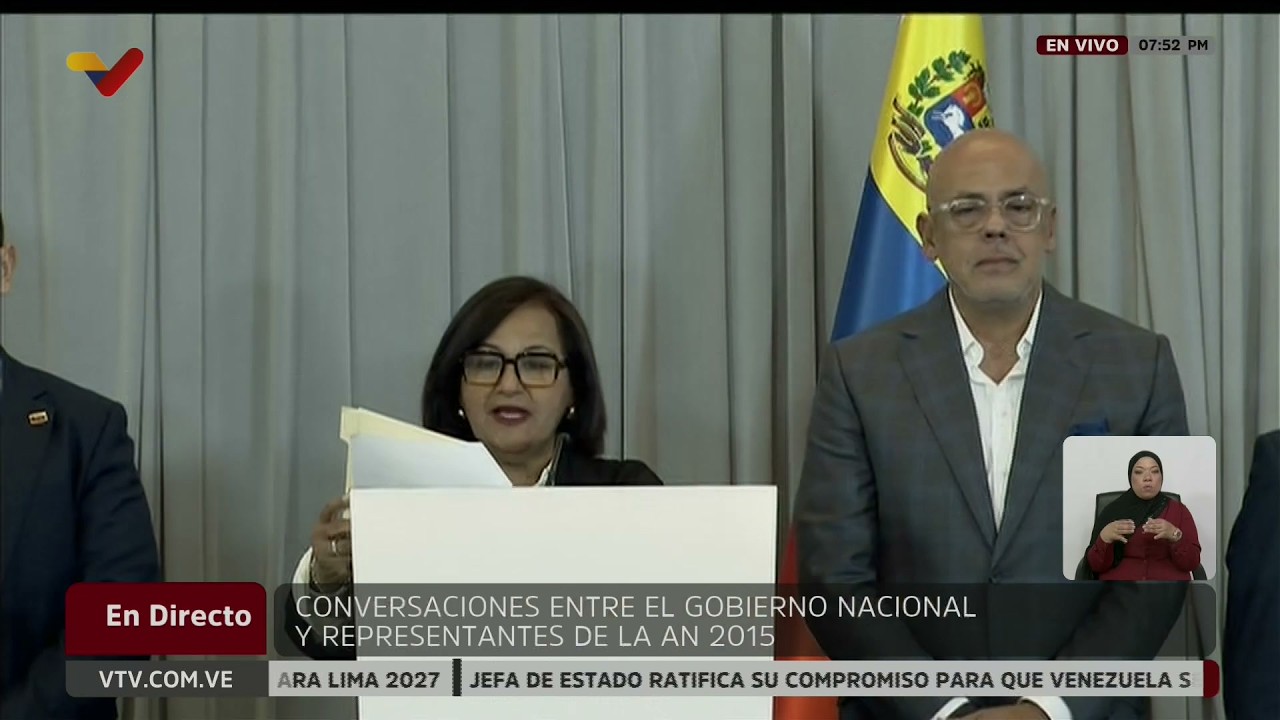 Conversaciones entre el gobierno de Venezuela y representantes de la Asamblea Nacional 2015