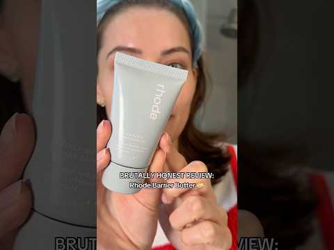 BRUTALLY HONEST Rhode barrier butter review 👀 #rhodeskin #skincarereview