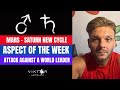 Aspect Of The Week 7 - 14 April 2024 | Mars - Saturn New Cycle | Attack Against a World Leader