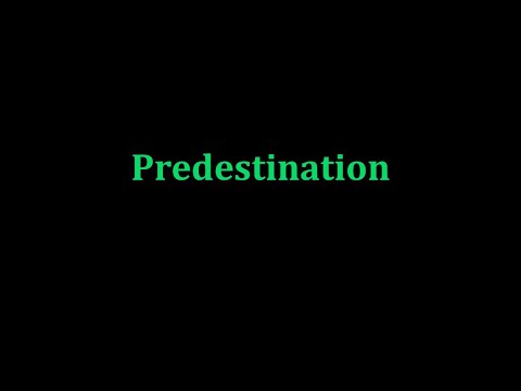 Appendix 14 — Predestination