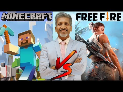 Minecraft VS Freefire I #shorts I #ytshorts I #freefire I #minecraft