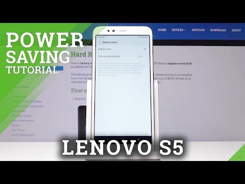 How To Extend Battery Life on LENOVO S5 - Power Saving Mode