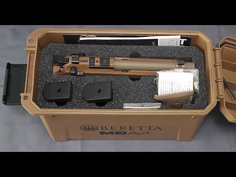 Beretta M9A4 Pistol- Unboxing and Tabletop Review