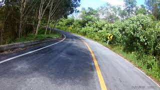 preview picture of video 'Ride along Malaysia Thai Border - Betong'