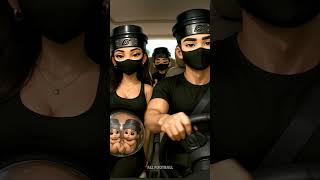 Italian Brainrot They Are Driving With Their Family In A Car