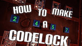 How to make a codelock | Rust Electricity Tutorial
