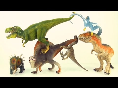Stack Up the Dinosaurs - Dinosaur Song for kids ♫ ♪ ♫ - How to Stack your dinosaur collection