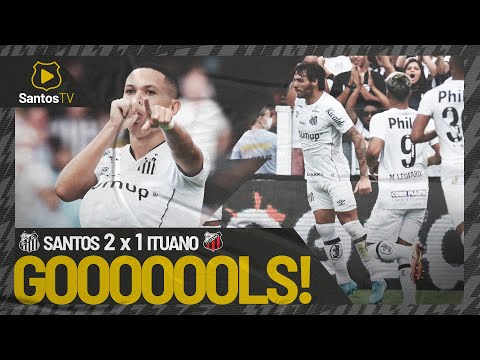 SANTOS 2 X 1 ITUANO | GOLS | PAULISTÃO (13/02/22)