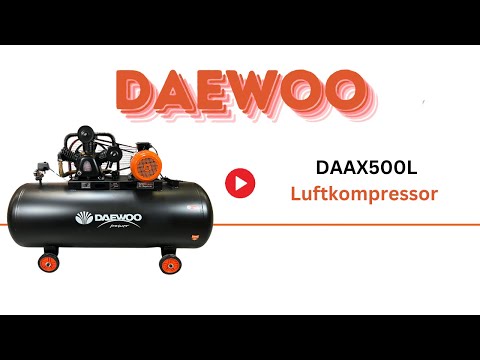 Luftkompressor Daewoo DAAX500L - Youtube manufacturer video 2