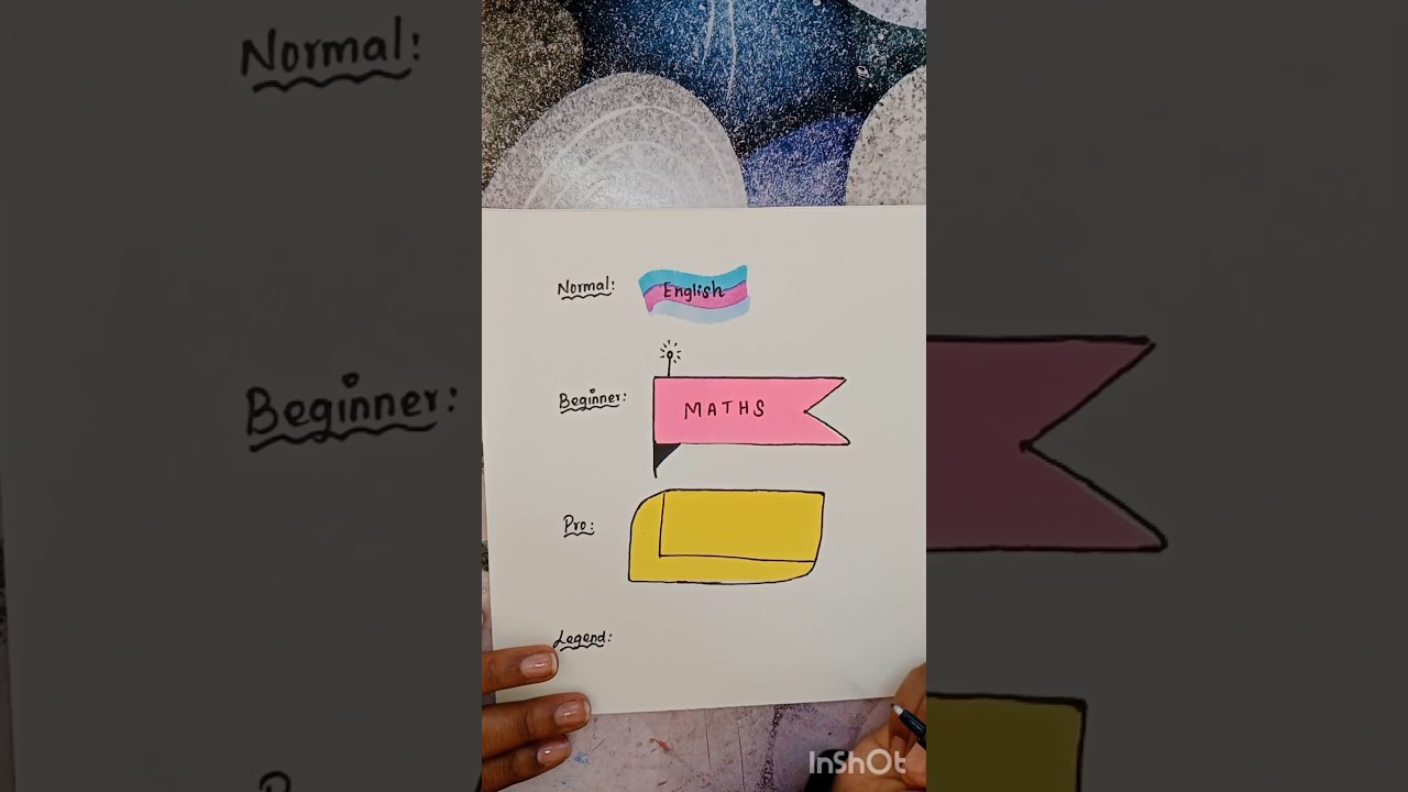 Easy Title Ideas for subjects #youtube #calligraphy #wow #diy #shorts #creativehacks