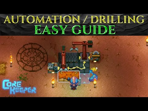 Easy AUTOMATION / DRILLING GUIDE 2024 Core Keeper Tips Guide