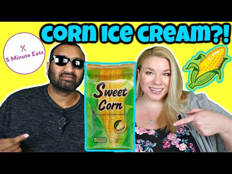 Lotte Sweet Corn Ice Cream Sandwich Review