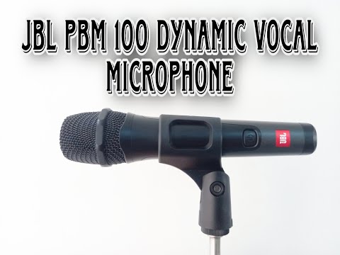 JBL PBM100 laidinis mikrofonas, juodas video